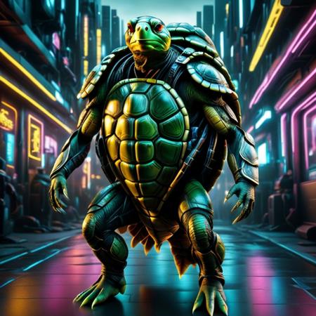 Humanoid Cyberpunk Turtle v1.1