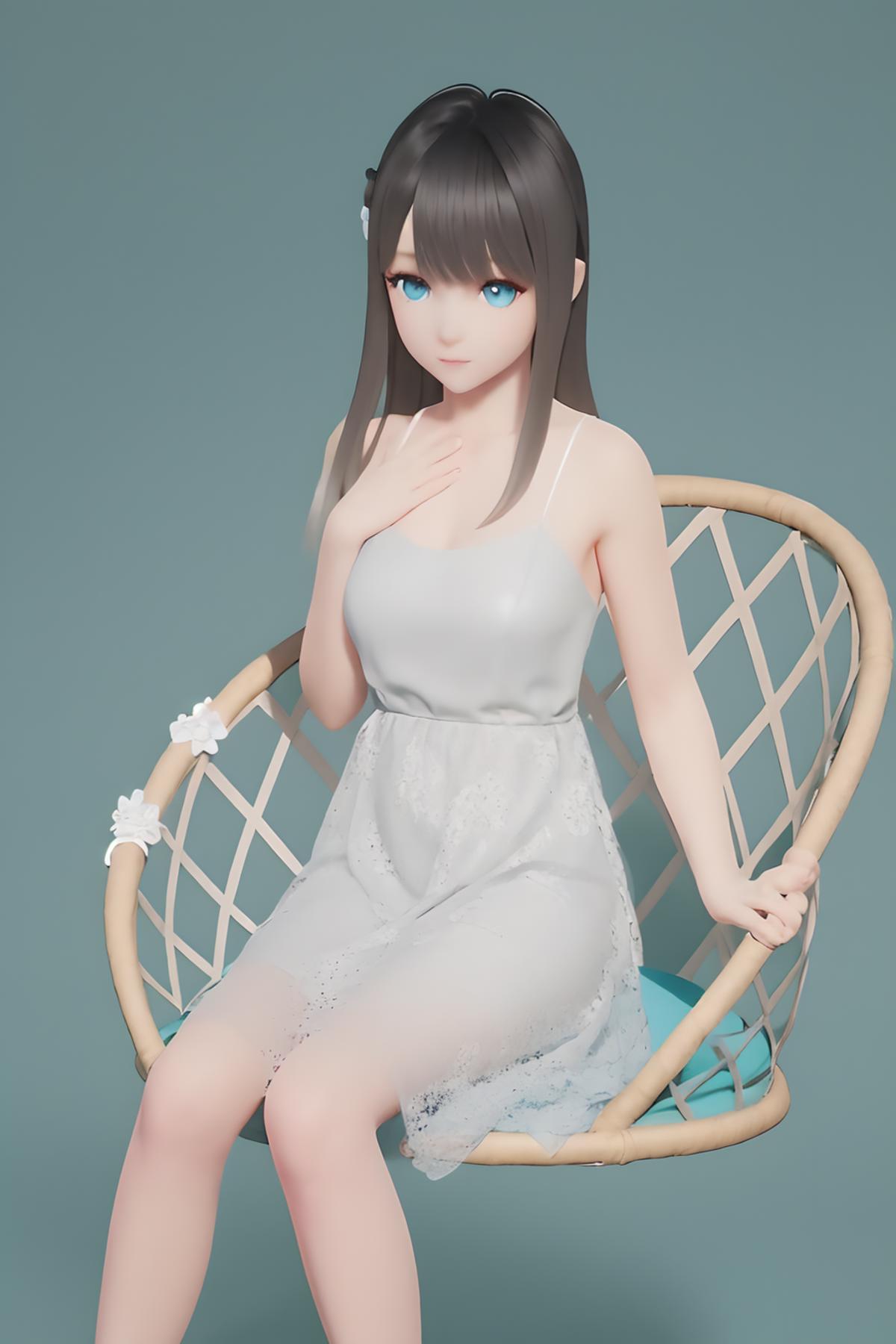 AI model image by Qiuse