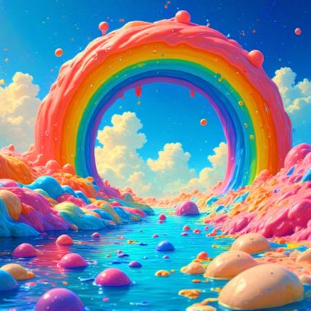 Rainbow Slime - FLUX V1