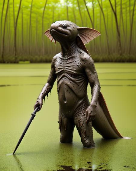 swamp monster axolotl