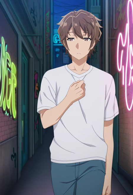 Sakuta Azusagawa | Seishun Buta Yarou wa Bunny Girl Senpai no Yume wo Minai / Rascal Does Not Dream of Bunny Girl Senpai / AoButa ilxl-v0.1