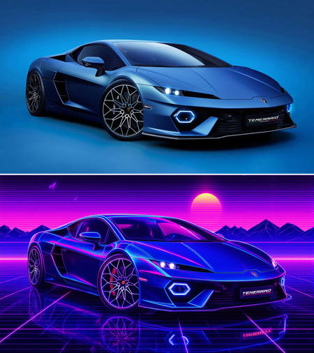 Synthwave Kontext Dev LoRA v1.0