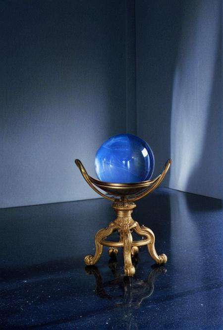 (analog photo of comfortable chair and table)(glass sphere with spark magnetically contained in the center of the glass sphere placed on sapphire floors in far above heavlies far above all principalities or powers)(Heavenly light)That he would grant you, according to the riches of his glory, to be strengthened with might by his spirit in the inner man
<lora:LCM-LoRA-XL_V1:0.21>
<lora:SDXLHighDetail_v5:0.3>
<lora:sdxl_photorealistic_slider_v1:1.2>  
<lora:Great-Lighting-XL_V1:0.8> great lighting