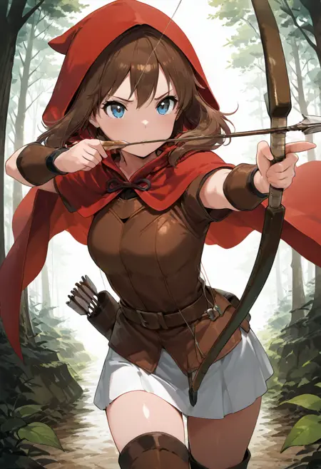 Little Red May: Robin Hood (Pokemon) (Citron OC) [Illustrious & Pony]