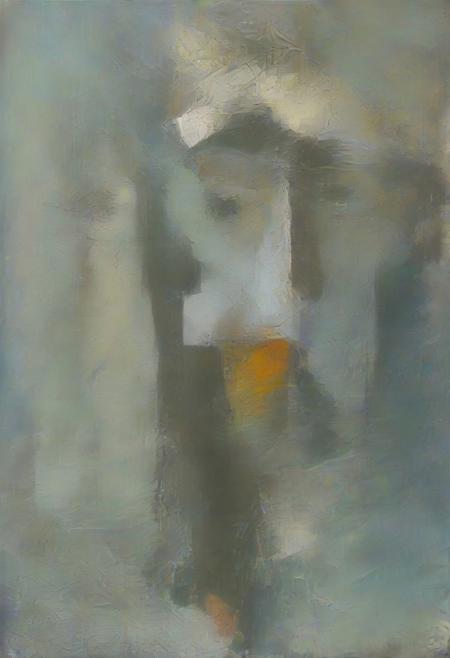 masterpiece, best quality, illustration, style of Pablo Picasso, cubist, complementary colors, abstract landscape,
