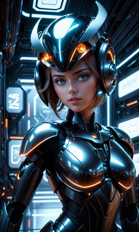 The most amazing dream you ever had about a beautiful futuristic robot girl, hyper realistic, ambient lighting, concept art, intricate, hyper detailed, smooth, dynamic volumetric lighting, octane, cinematic, high quality, high resolution, 4 k, cgsociety, rutkowski, gurney, giger, greg tocchini