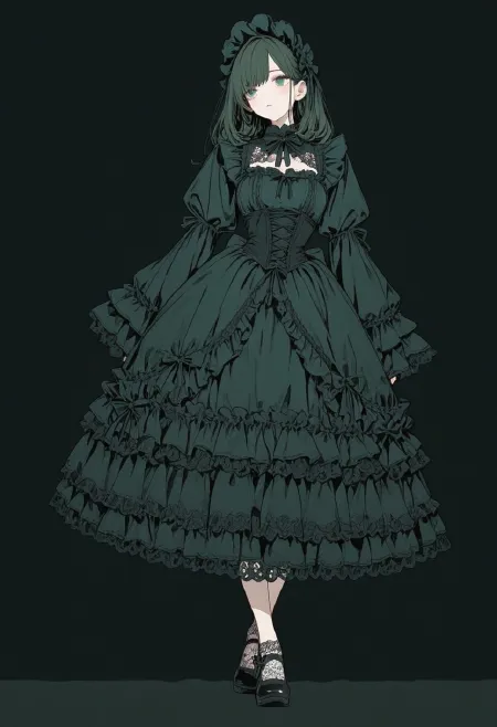 frilly dress for Illustrious