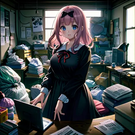 hikikomori in messy room