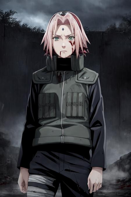 Sakura / Sakura Haruno [ 春野 桜 ] - Naruto: The Last - v1.0, Stable  Diffusion LoRA