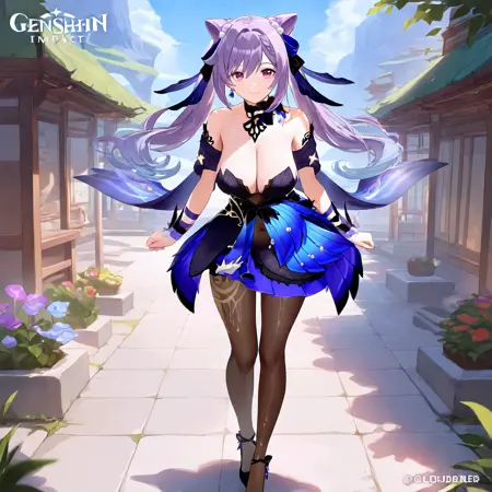 [IL Character 02]  Genshin Impact Keqing opulent splendor