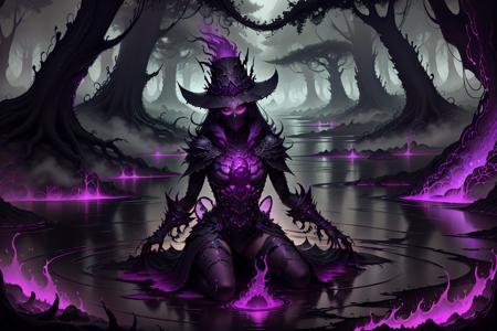 worldofshadows purple and black shadow aura