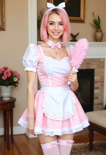 Pink Maid Dress