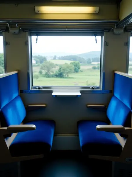Japan Train Interior 'Box Seat'