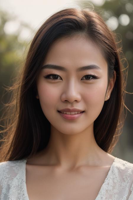 (best quality:1.4),(masterpiece:1.4),(photorealistic:1.4),(ultra high res, raw photo:1.4),(hdr, hyperdetailed:1.2),(8K:1.2),RAW photo,face portrait photo of Because Asian beauties,richly defined face,dewy skin,products shot,wearing white blouse,happy face,cinematic shot,dramatic lighting,sunlight,softlight,