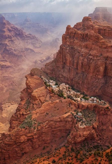 (The colonial city of the future, in the mist-filled Grand Canyon, on an unknown Earth-like planet, 2 moon on sky, Spaceship flight connects colonies:1.3), (Richard Meier:1.2), (Mario Botta:1.3), (avant-garde, future, reality, science fiction, photorealistic), (modern architecture:1.2), 
(Large Files, Ultra Realistic, 8K, 16k, FHD, HD, VFX, Perfect, Photography, composition, Architecture Sales Photography, Architecture Competition, Ultra High Resolution, Cinematography, High Resolution Image:1.1), (dramatic lighting, direct sunlight, ray tracing, clear shadow:1.2),  (real landscape:1.1), (blurred background:1.0), (urban background, more_details) ,
ac_neg1, great lighting, clear, hillscastel, stacked