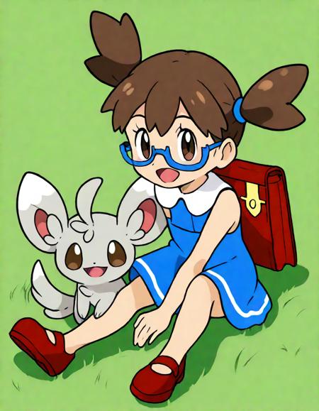 Pokemon Black and White School Kid (塾がえり) / Amanita (ショウロ) V1