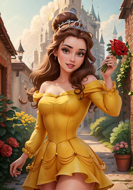 Belle, (beauty and the beast) Disney Princess, by YeiyeiArt - v1.0