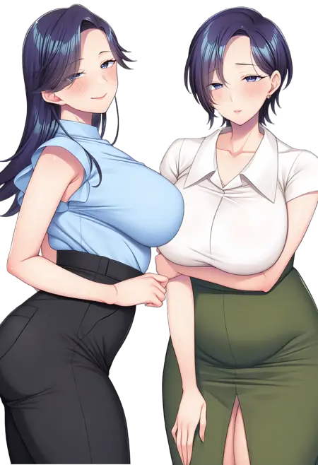 Oikawa Madoka 及川 まどか/ Hayami Madoka早水 まどか(2 OUTFITS) - Rin to Shita Tsuma wa, Hitoshirezu Midarazuma e to Ochite ~Hoka no Otoko o Ukeire Hirogerareta Nureana wa, Mou Ore no Mono de wa Umerarenai~