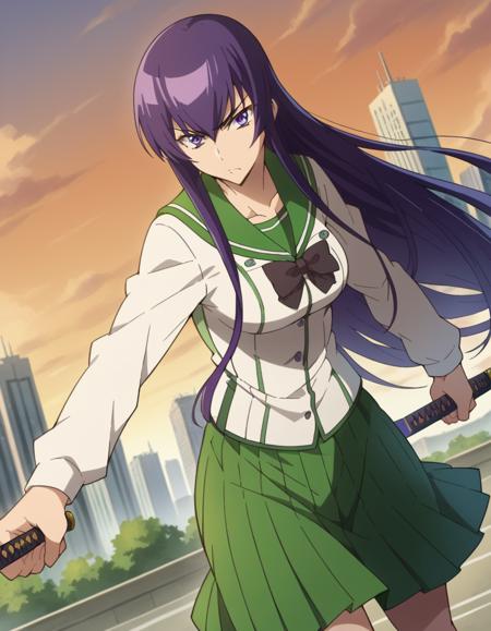 Saeko Busujima (毒島 冴子) - Highschool of the Dead (学園黙示録 