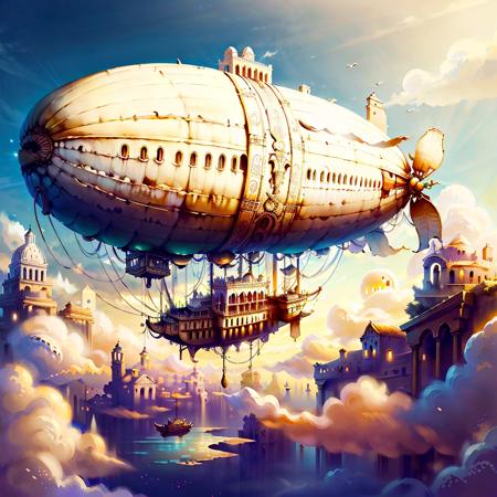 <lora:GrecoRomaPunkAI:.9>  
dirigible, clouds 
GrecoPunkAI