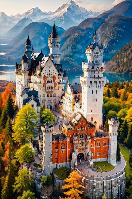 Neuschwanstein Castle (Bavaria, Germany) [Pony & SD1.5] v1.0