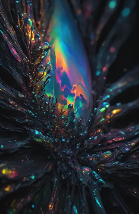 IOS_Iridescent opal style