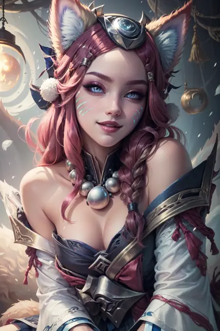 Snow Moon Ahri | League of Legends