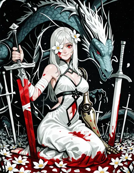 [Square Enix Cavia Inc (Kimihiko Fujisaka)] Drakenguard 1 and 3 Concept Art Style Illustrious