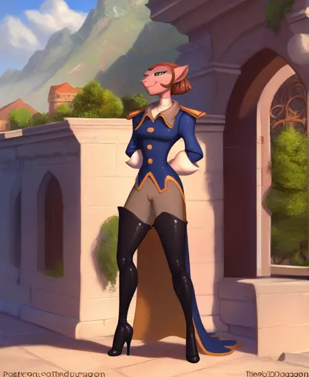 Captain Amelia -Treasure Planet - PonyXL