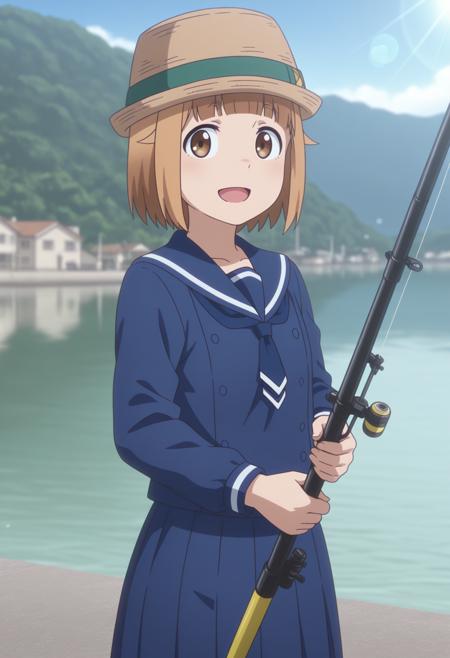 Hina Tsurugi | 鶴木陽渚 (Houkago Teibou Nisshi | Diary of Our Days at the Breakwater | 放課後ていぼう日誌) V1