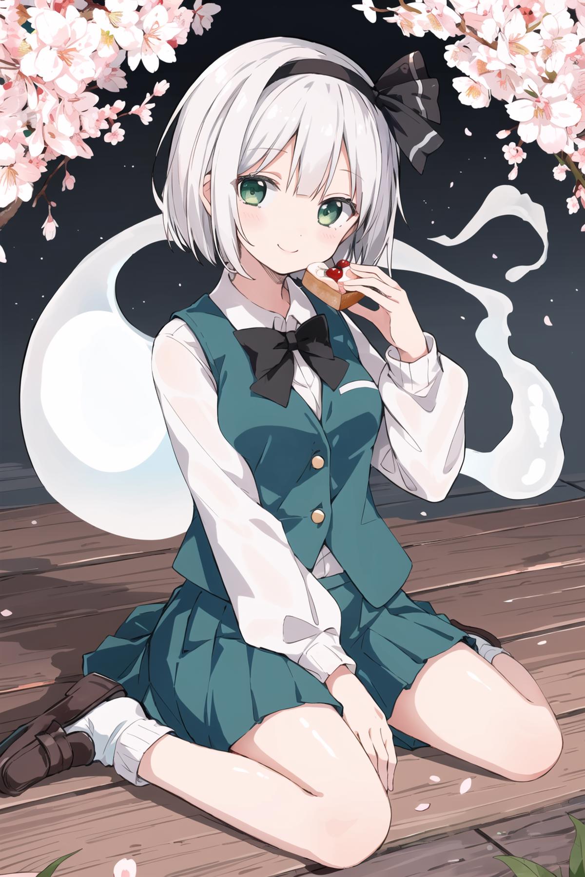 konpaku youmu (touhou) 魂魄妖梦 东方project image by Patchoulii