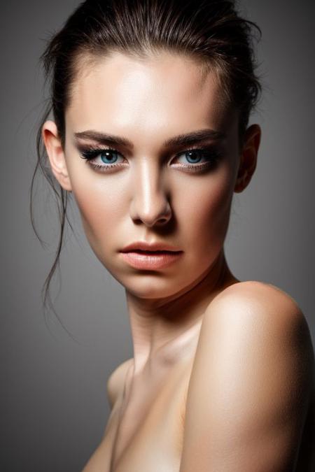 vnk, full color portrait of woman, (slick hair:1.0), 
masterpiece, best quality, sharp focus, 8k highres, ultra-detailed, rim light, (grey background:1.0),
 <lora:CR-VanessaKirby-frankyfrank2k:1>