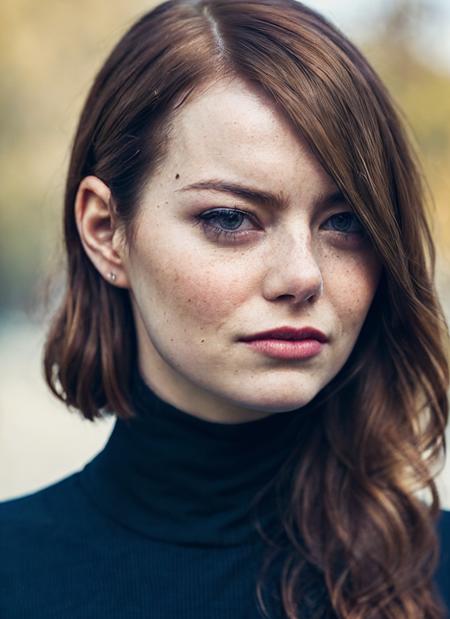 A stunning intricate full color portrait of (sks woman:1),wearing a black turtleneck, epic character composition, by ilya kuvshinov, alessio albi, nina masic, sharp focus, natural lighting, subsurface scattering, f2, 35mm, film grain, <lora:locon_emmastone_v1_from_v1_64_32:1.4>