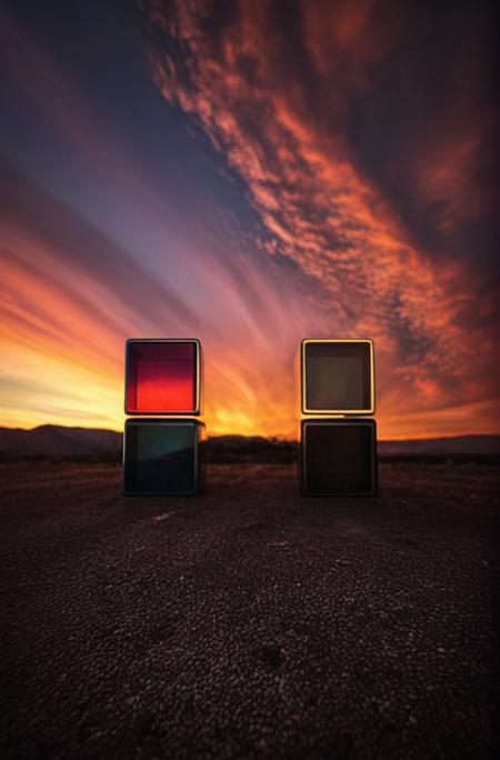 ((Introduce quality iteratively))((color photographic apocalypse revealed blinding supernatural sunrise exegetical Zohar Metatron Demands Cubes)(vesiva piscis mandorla))(evocative depth of field(absolute sharpness)(true black point)(art of genius)(relativistic gradients)((vibrant colorful saturated hues))((dark corners vignette))
<lora:LCM-LoRA-XL_V1:0.21>
<lora:SDXLHighDetail_v5:0.3>