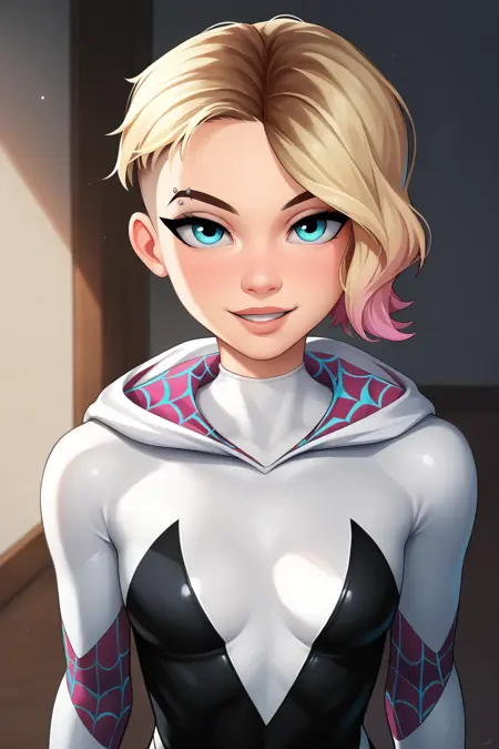Gwen Stacy (Spider-Man: Into the Spider-Verse) - Comission LoRA PonyXL [NSFW Support]