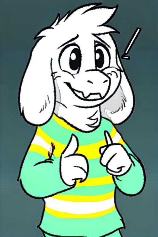 Asriel Dreemurr image by r545n