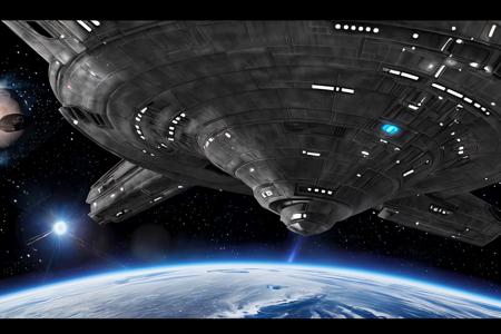 <lora:Enterprise_02:0.99> , (uss_enterprise ship)  earth in the background ( star wars) silhouette by the sun, (intricate details:1.12), hdr, (intricate details, hyperdetailed:1.15), (natural skin texture, hyperrealism, soft light, sharp:1.2), game art, key visual, surreal