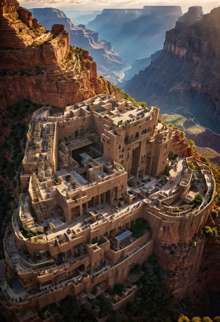 (The colonial city of the future, in the mist-filled Grand Canyon, on an unknown Earth-like planet, 2 moon on sky, Spaceship flight connects colonies, waterfulls:1.3), (Machu Picchu, a mountain settlement, incredibly spectacular:1.2), (Mario Botta:1.3), (avant-garde, future, reality, science fiction, photorealistic), (modern architecture:1.2), 
(Large Files, Ultra Realistic, 8K, 16k, FHD, HD, VFX, Perfect, Photography, composition, Architecture Sales Photography, Architecture Competition, Ultra High Resolution, Cinematography, High Resolution Image:1.1), (dramatic lighting, direct sunlight, ray tracing, clear shadow:1.2),  (real landscape:1.1), (blurred background:1.0), (urban background, more_details) ,
ac_neg1, great lighting, clear, hillscastel, extrusionbuilding, vertical