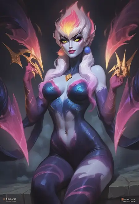 Evelynn - League of Legends - Pony diffusion
