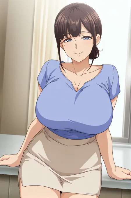 Hitomi - Netorareta Bakunyuu Tsuma-tachi