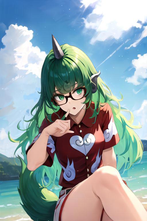 komano aunn (touhou) 高丽野阿吽 东方project image by TK31