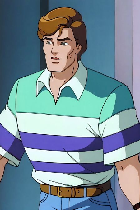 peter parker collared shirt, striped shirt