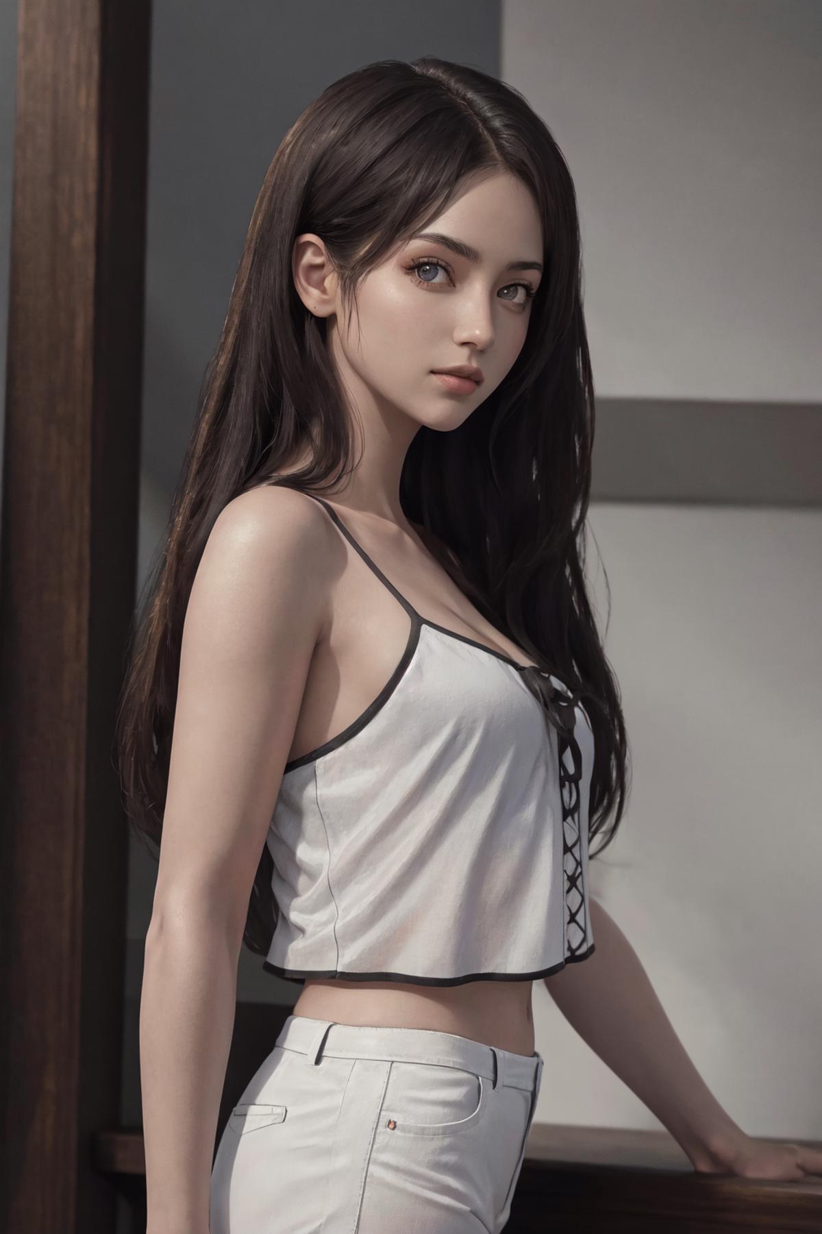 rin-tohsaka-s-white-camisole-clothing-v1-0-stable-diffusion-lora