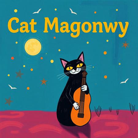 A cover of a Jazz album by "Cat Magonwy"