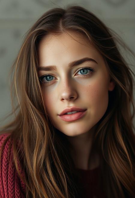 photorealistic, hd photography, cute woman, soft makeup, freckles