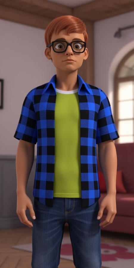 Chris Lahiffe, Ladybug, Miraculous. Different models and attires. 🟢 Civilian (Flux)