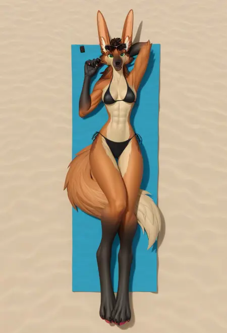Athena the maned wolf (Pony)