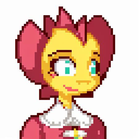 pixel art portrait corsic axolotl tori diara