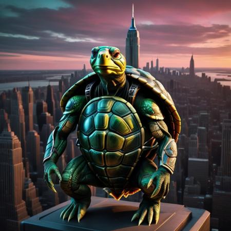 Humanoid Cyberpunk Turtle v1.0