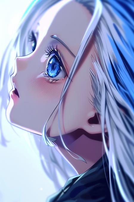 RoxanaF, blue eyes, multicoloured hair 